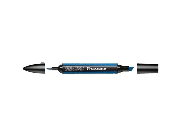 Winsor & Newton 0203371, Blå, Flerfarget, True Blue, Fin/medium, Meisel-/kulespiss, Rund