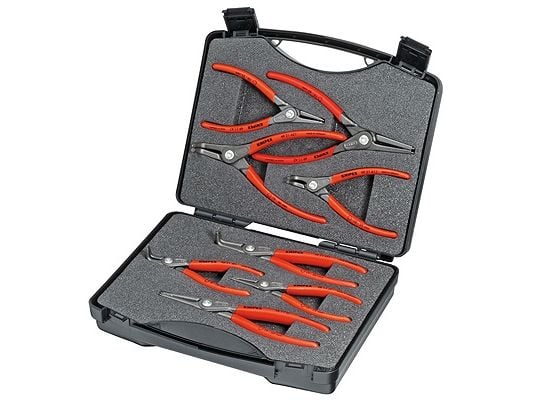 Knipex 00 21 25, Tangsett, Stål, Polypropylen (PP), Rød, 260 mm, 210 mm