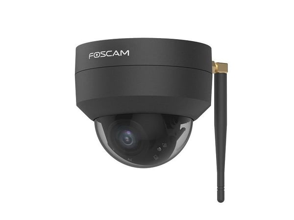 Foscam D4Z, IP-sikkerhetskamera, Inne & Ute, Ledning & Trådløs, Tak, Sort, Lyspære