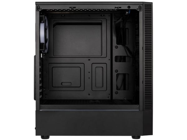 Kolink Inspire K9 - Midi-tårn - ATX - sidepanel med vindu (herdet glass) - ingen strømforsyning (ATX) - svart - USB/lyd