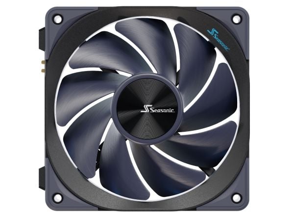 Seasonic MagFlow 1-Fan Kit, Vifte, 12 cm, 600 RPM, 2000 RPM, 63,33 cfm, Sort