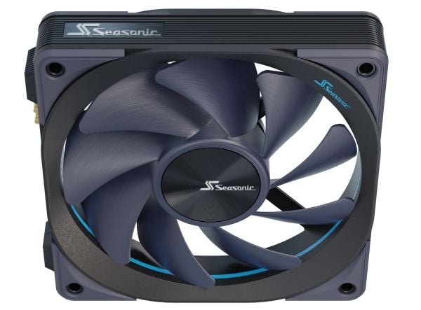 Seasonic MagFlow 1-Fan Kit, Vifte, 12 cm, 600 RPM, 2000 RPM, 63,33 cfm, Sort