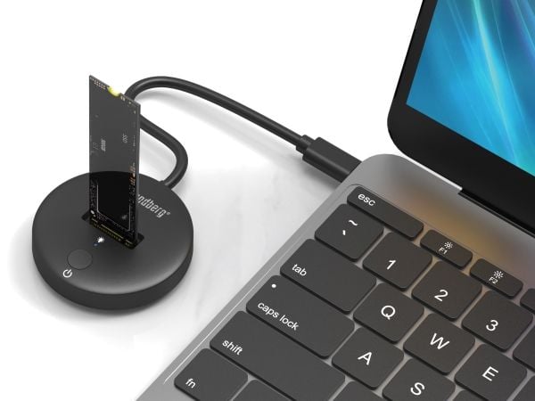 Sandberg - SSD-dokkestasjon - brønner: 1 - M.2 - M.2 NVMe Card - USB-C 3.2 (Gen 2)
