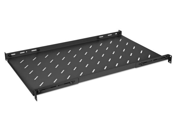 Intellinet 714716, Rackhylle, Stål, Svart, 3,2 kg