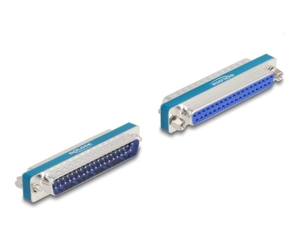 Delock HF/EMI-dämpningsfilter D-Sub 37 stift hane till hona med induktiv lågpass