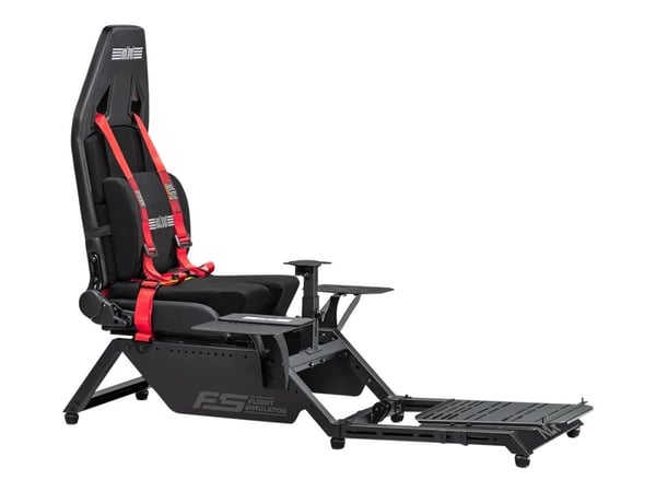 Next Level Racing - Flysimulator cockpit - ergonomisk - høydensitetsskumplast