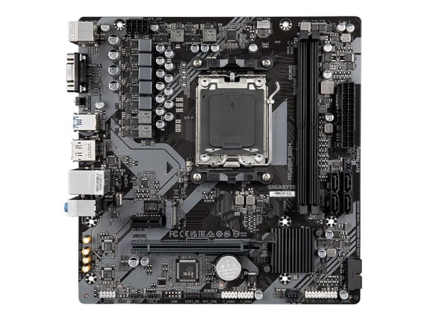 Gigabyte A620M S2H - Hovedkort - micro ATX - Socket AM5 - AMD A620 Chipset - USB 3.2 Gen 1, USB-C 3.2 Gen 1 - Gigabit LAN - innbygd grafikk (CPU kr...