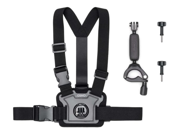 DJI Osmo - Støttesystem - sykkelstyremontering - sykkelstyre, sykkel, på huset - for DJI Action 2, Osmo Action, Osmo Action 2, Osmo Action 3, Osmo ...