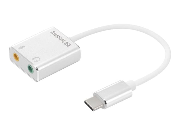 Sandberg USB-C to Sound Link - Lydkort - stereo - USB-C