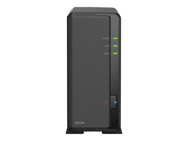 Synology Disk Station DS124 - NAS-server - RAM 1 GB - Gigabit Ethernet - iSCSI støtte