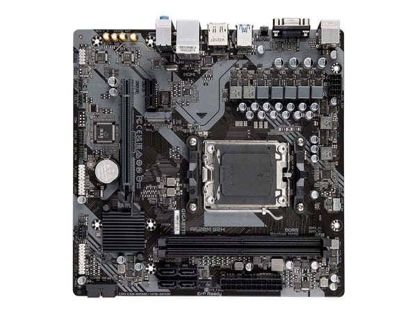 Gigabyte A620M S2H - Hovedkort - micro ATX - Socket AM5 - AMD A620 Chipset - USB 3.2 Gen 1, USB-C 3.2 Gen 1 - Gigabit LAN - innbygd grafikk (CPU kr...