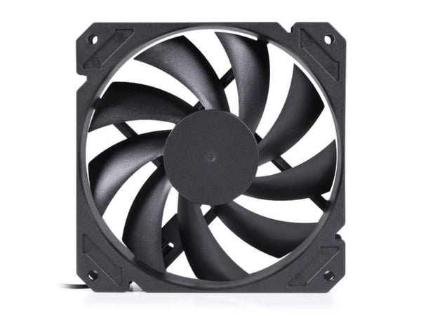 Alphacool 24852, Vifte, 12 cm, 600 RPM, 2500 RPM, Sort