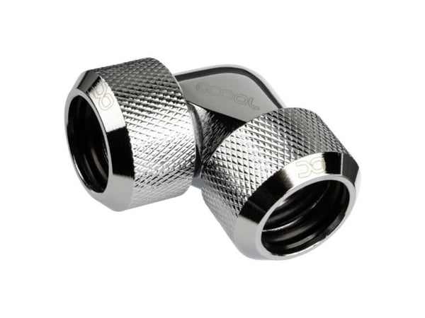 Alphacool 17445, Sølv, Montering, Messing, 90°, 38 mm, 38 mm, 38 mm