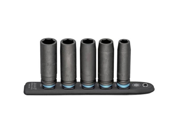 Hazet 900SLG-SR/5 toppnøkkelsett utvendig sekskant 5 deler 1/2 (12,5 mm)