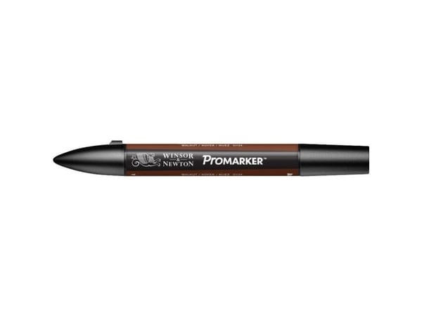 Winsor & Newton 0203252, Brun, Flerfarget, Walnut, Fin/medium, Meisel-/kulespiss, Rund