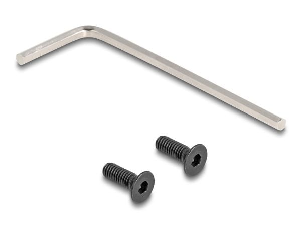 Delock hodetelefonholder justerbar for bordmontering aluminium sort