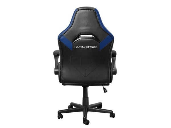 Trust GXT 703B RIYE - Spillestol - armlener - L-formet - tipping - roterende - syntetisk skinn, elastisk stoff - blå