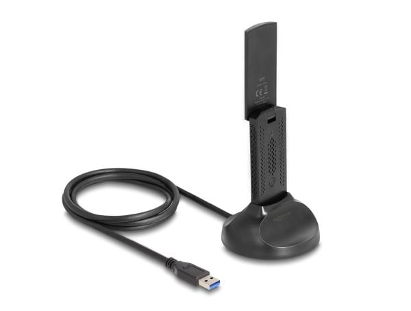 Delock - Nettverksadapter - USB-A - Wi-Fi 5, Wi-Fi 6, 2T2R - svart