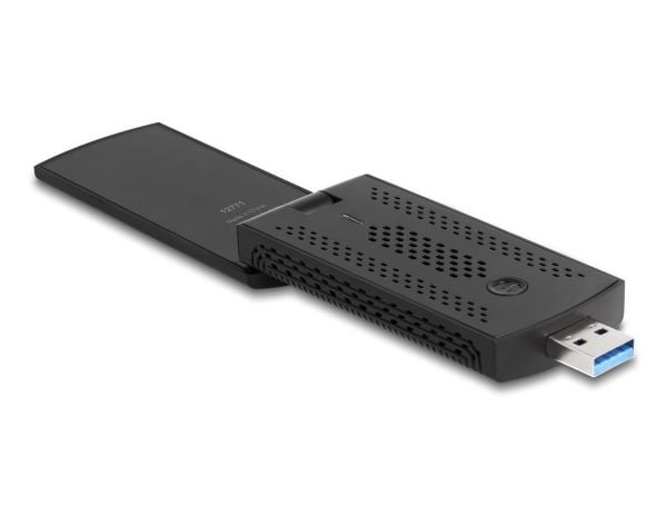 Delock - Nettverksadapter - USB-A - Wi-Fi 5, Wi-Fi 6, 2T2R - svart