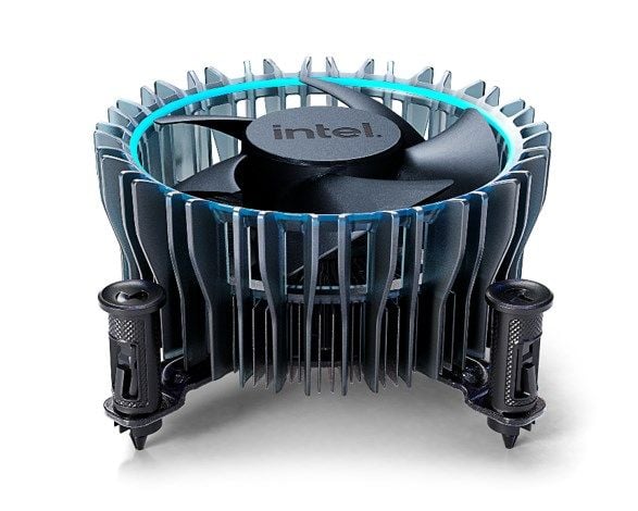 Intel - Prosessorvarmeavleder - (for: LGA1700) - aluminium med kobber innsatt