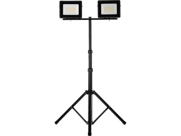 LED-prosjektør 2x50W svart hus Schmith SL-S05