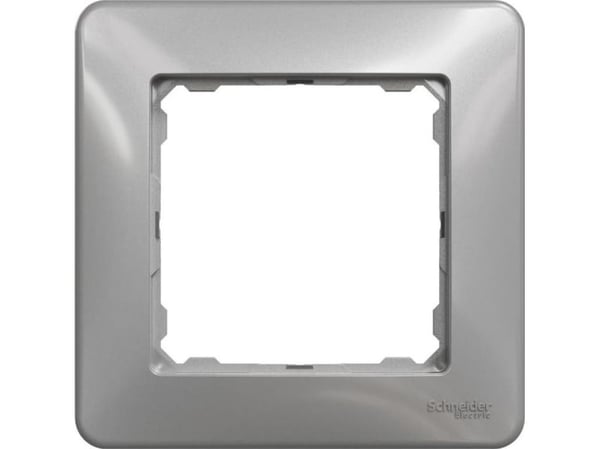Schneider Electric Sedna Design, runko 1gang, hopea alumiini