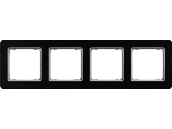 Schneider Electric, Sedna Elements, Ramka 4-krotna, szkło lajittelu, efekt szkła, SDD361804