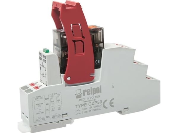 PUSH-IN 2P 230V AC 8A AgNi-liitäntärele PI84P-230AC-M93G-PS-2012 864847