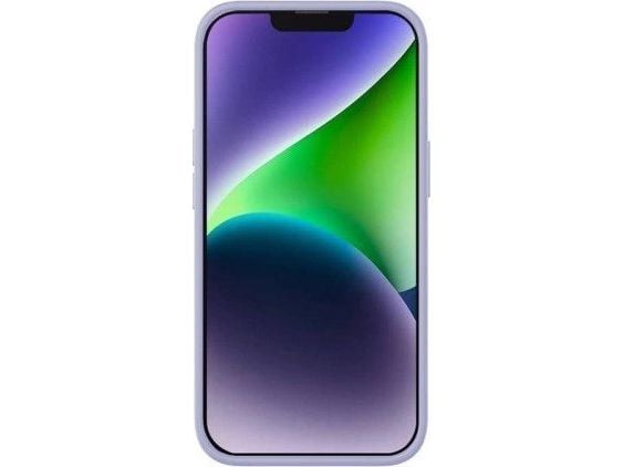 Baseus Liquid Silica Gel-deksel til iPhone 14 Plus (lavendel) + herdet glass + rengjøringssett