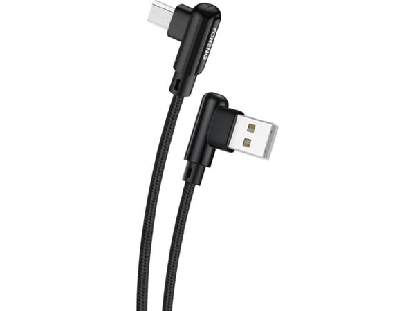 USB-kabel Foneng USB-A til microUSB 1 m svart (X70 Micro)