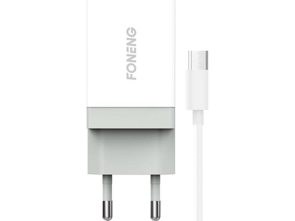 Foneng K210 Vegglader, 1xUSB + Micro USB-kabel