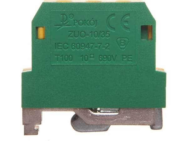 Ergom Suojaväyläliitin 10mm2 kelta-vihreä ZUO 10/35 R33RA-01020100423