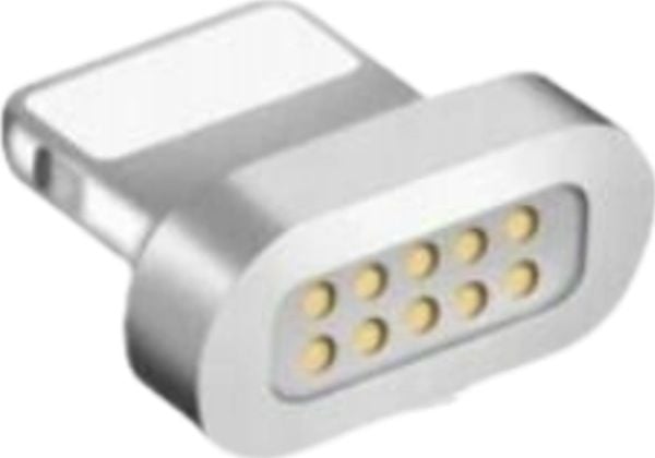 Libox USB-adapter LB0156 Lightning - magnetisk sølv (LB0156)