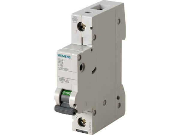 Siemens katkaisija 1-napainen 16 A 230 V, 400 V 5SL4116-6 (5SL4116-6)