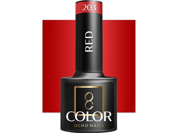 Activeshop OCHO NAILS Hybridlack röd 203 - 5 g