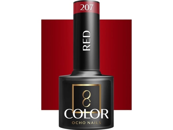 Activeshop OCHO NAILS hybridnagellack röd 207 -5 g