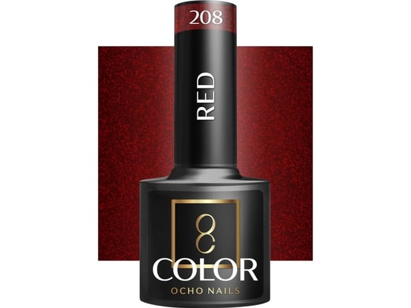 Activeshop OCHO NAILS hybridlack röd 208 -5 g