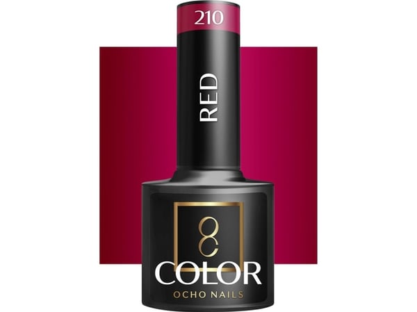 Activeshop OCHO NAILS hybridlakk rød 210, 5 g