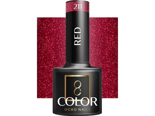 Activeshop OCHO NAILS hybridlack röd 211, -5 g