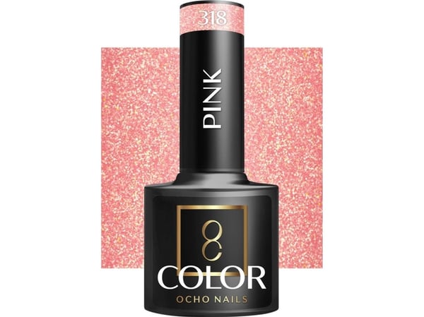 Activeshop OCHO NAILS hybrid neglelakk rosa 318 -5 g