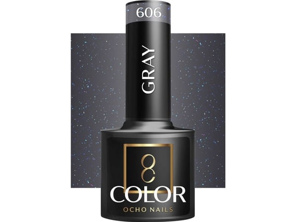 Activeshop OCHO NAILS hybridlakk grå 606 - 5 g