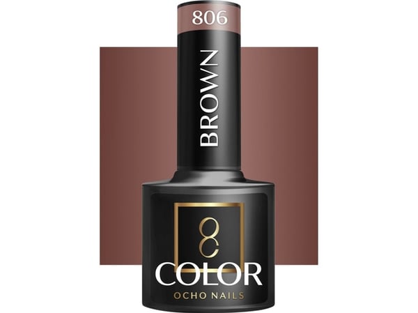Activeshop OCHO NAILS Hybridlakk brown 806 -5 g