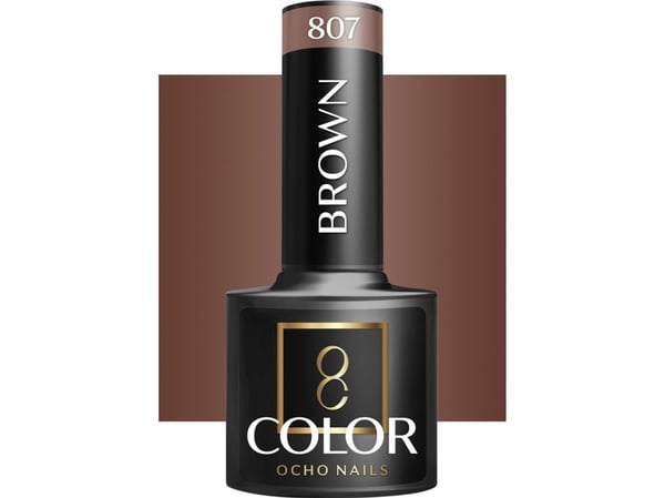 Activeshop OCHO NAILS hybridlakk brown 807, 5 g