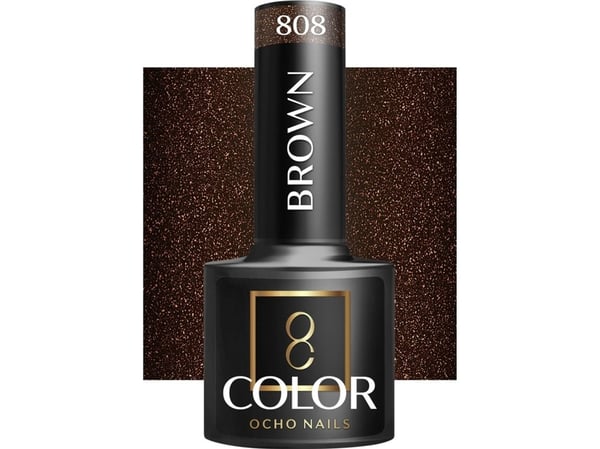 Activeshop OCHO NAILS hybridlakk brown 808 - 5 g