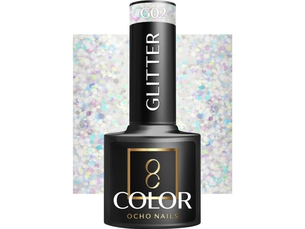 Activeshop OCHO NAILS hybridnagellack glitter G02 5 g