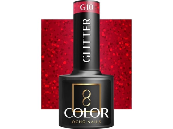 Activeshop OCHO NAILS Glitter hybrid neglelakk G10 -5 g