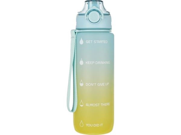 Starpak vattenflaska 750 ml grön-blå, st 6/24