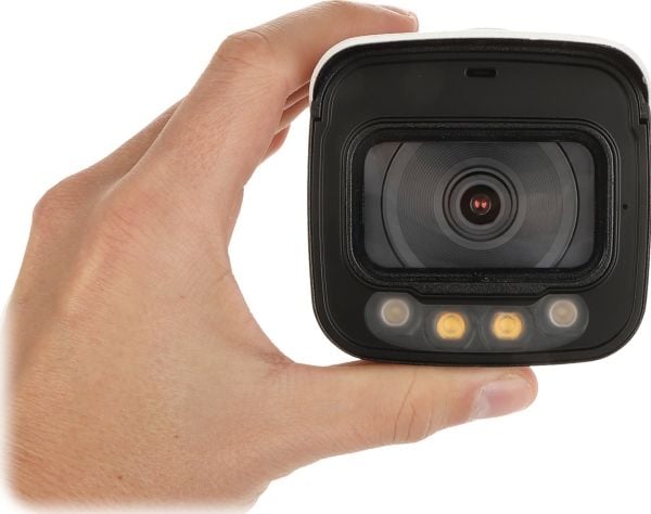 Dahua WizSense 2 Series IPC-HFW2449T-AS-IL - Nettverksovervåkingskamera - kule - utendørs - støv-/vanntett - farge (Dag og natt) - 4 MP - 2688 x 15...