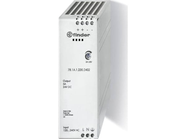Kytkentävirtalähde 120W 24V DC, 120-250V AC 78.1A.1.230.2402