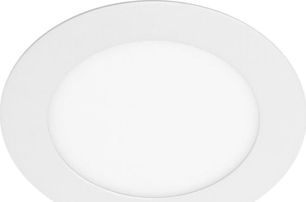 ORIS PLUS LED downlight, IP44, 7W, 560lm, AC220-240V, 50/60Hz, 120, 3000K, innfelt, hvit